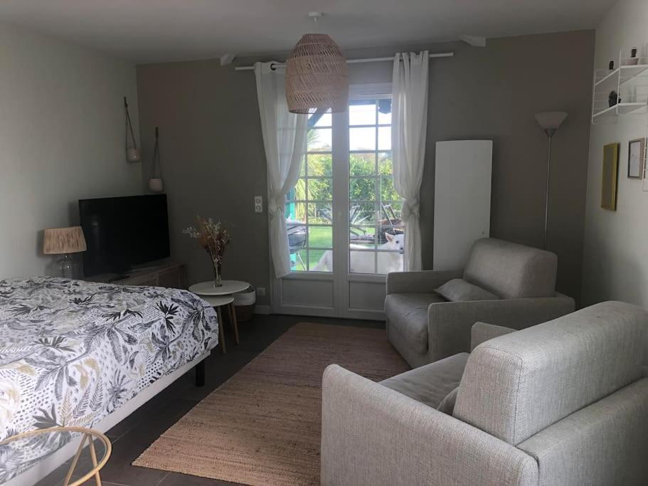 Saint-André-de-Seignaux Studio A 10 Minutes De L'Ocean מראה חיצוני תמונה